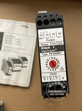 原装德国产knick科伲可直流变送器 P41000D1 60mV/4-20mA现货询价