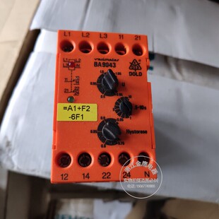 DOLD多德继电器 BA9043/002 3AC50-60HZ 220/380V 0026357议价
