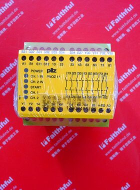 pilz 774086 皮尔磁安全模块 PNOZ 11 230-240VAC 24VDC 7n/o