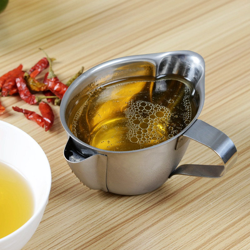 包邮 德国进口304不锈钢厨房汤油分隔器 油水分离器 隔油壶隔油器