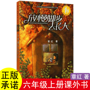 【正版】放慢脚步去长大六年级上册快乐读书吧必读的课外书阅读书籍放慢脚步去长大老师推荐书目童年小英雄雨来爱的教育会走路的梦
