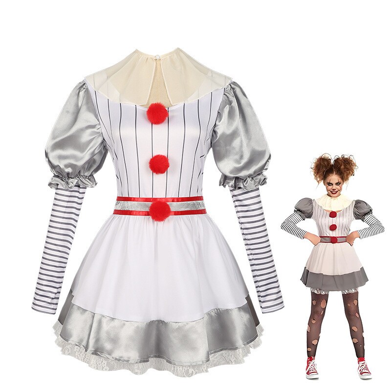 小cos丑回魂女款连衣裙子cos服装