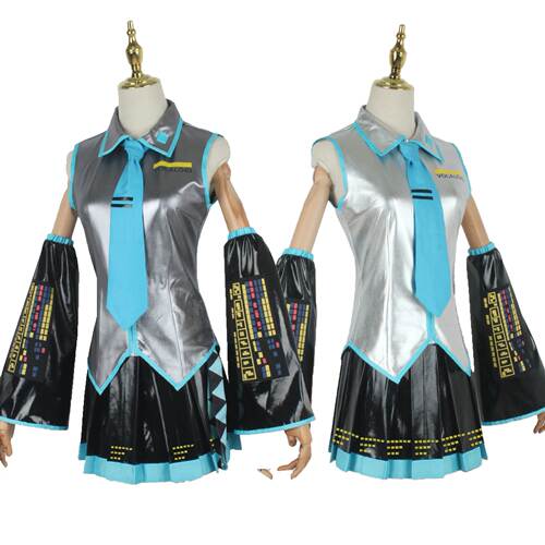 初音未来公式cos服耳机假发男女