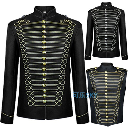 中世纪复古男装朋克王子cos服装