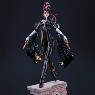 B84 猎天使魔女Bayonetta GK白模 手办 光固化3D打印  STL图纸