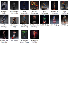 29套Fandom工作室合集 3D打印图纸 STL素材 自动更新 SFW