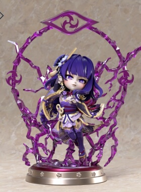 T107 Raiden Shogun CHIBI GK白模手办 光固化3D打印 STL图纸 sfw