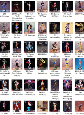 109套Peach Figure工作室合集3D打印图纸STL素材自动更新NSFW