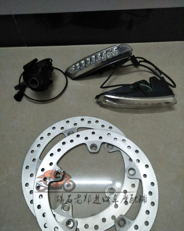 原装宝马C650 c650GT前刹车盘 刹车碟 反光镜 倒车镜 转向灯配件