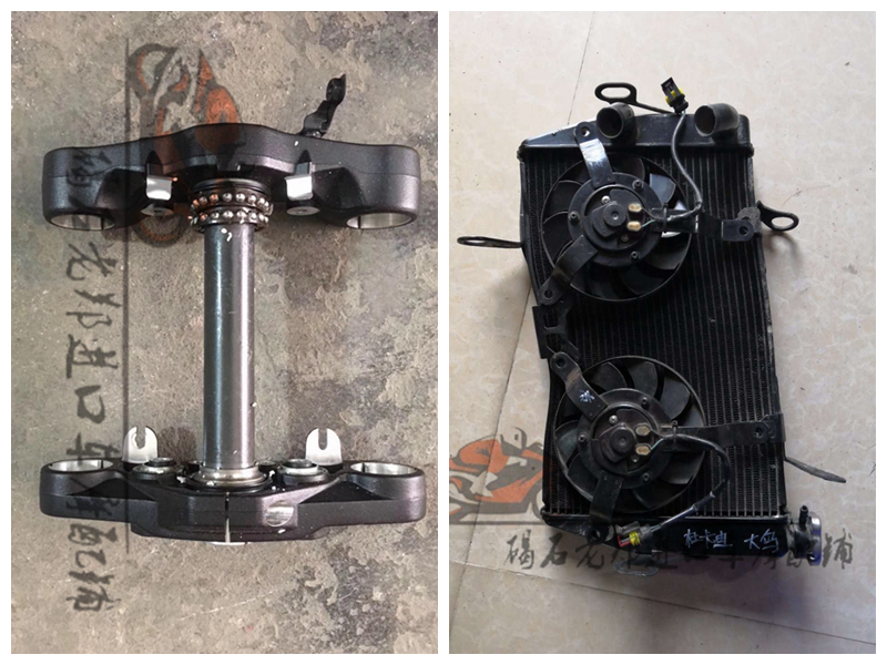 杜卡迪大鸟MTS 1200水箱总成 风扇 杜卡迪自由400 上下三星 联板