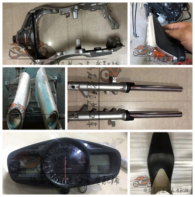 原装铃木小BK400 600 GSR600 前减震 仪表 坐垫 转向灯 排气 车架