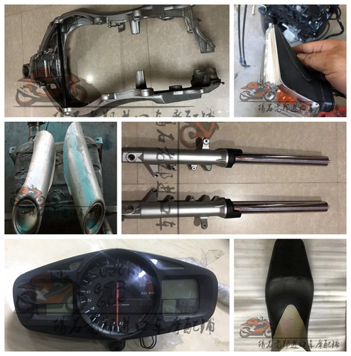原装铃木小BK400 600 GSR600 前减震 仪表 坐垫 转向灯 排气 车架