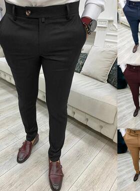 Joggers Trousers Clothes suit dress pants for men Formal man