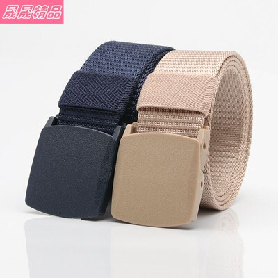 male outdoor student Canvas belt  women's casual belts men's