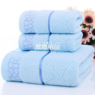 3pcs Cotton towel bath towel face towels washcloths suit毛巾