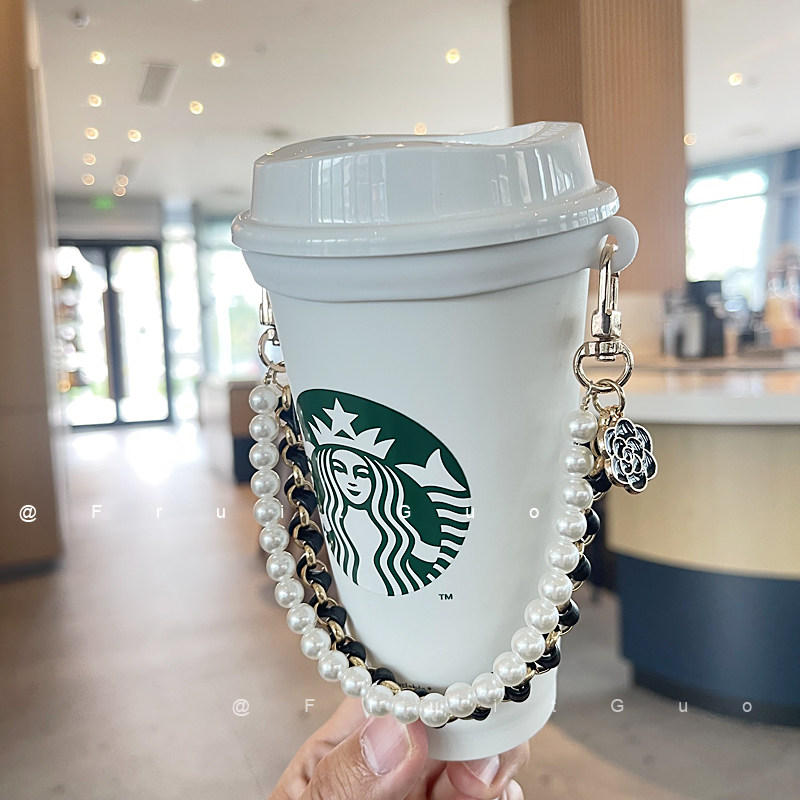 少女心ins水杯挂绳手提吊带