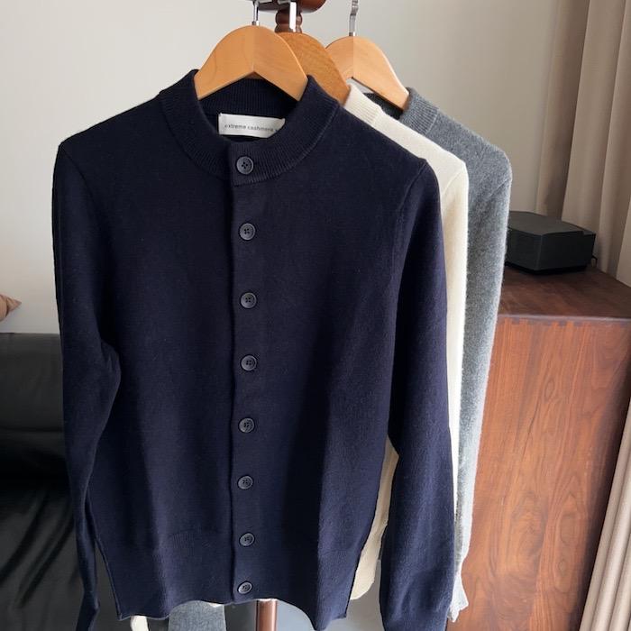 特卖！羊绒尖子生荷兰 cashmere圆领纯色羊绒开衫女