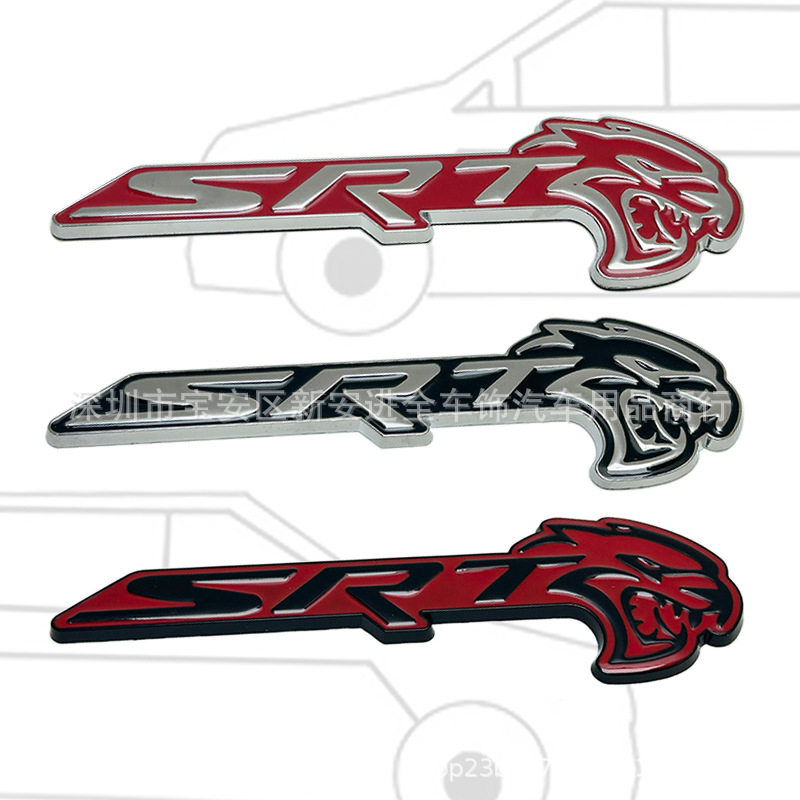 大号SRT地狱猫车标适用于道奇挑