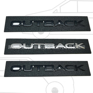 OUTBACK车标适用于斯巴鲁傲虎改装后备箱英文字母OUTBACK标志贴标