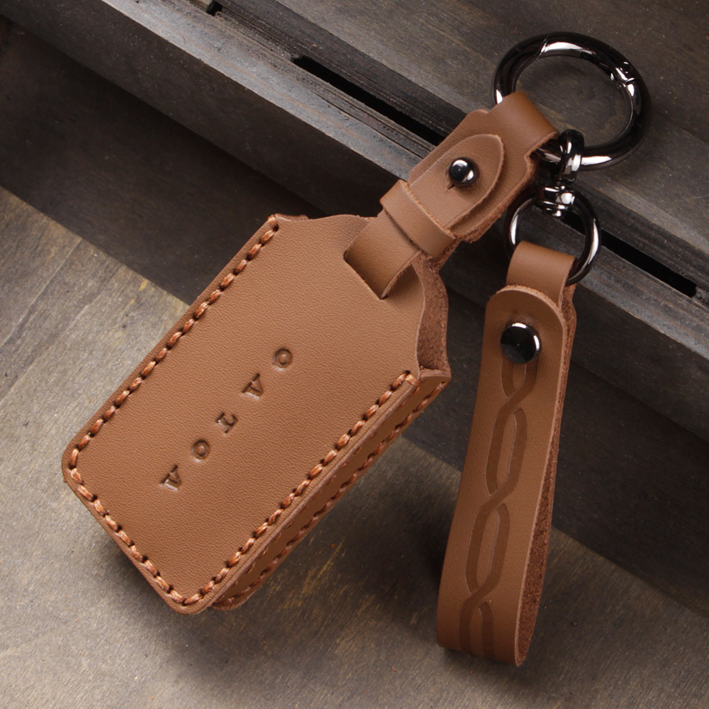 适用2026款沃尔沃EX30蓝牙钥匙套真皮遥控汽车全包钥匙包壳扣