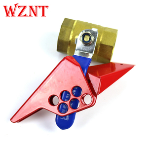 master lock玛斯特S3476LZH小号重钢楔形标准球阀锁具诺腾NT-SB01