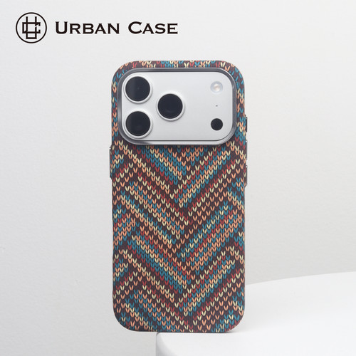 Urban Case波西米亚编织纹浮雕水贴PC磁吸适用于iPhone17promax手机壳苹果16pro保护套创意个性轻薄散热情侣
