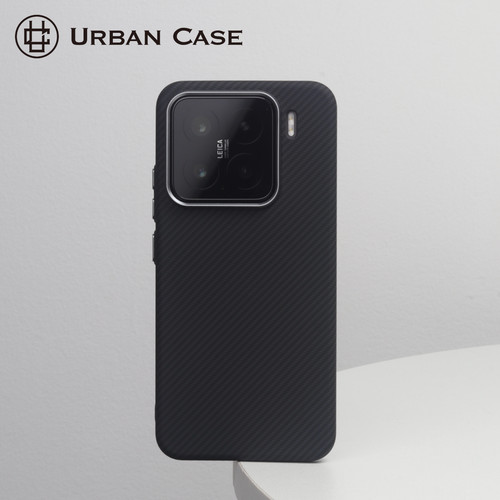 URBAN CASE 龙鳞纤维纹碳纤维纹超薄散热磁吸适用于小米15pro手机壳小米15Ultra保护套防摔男生个性简约磨砂