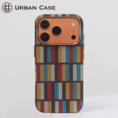 蒙德里安系列限定水贴PC硬磁吸适用于iPhone17promax手机壳苹果16pro抽象个性 Urban Case 保护套磨砂创意