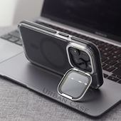 Urban 防摔 17promax手机壳苹果16pro保护套潮酷个性 Case 碳纤维纹亚克力材质镜头窗支架磁吸适用于iPhone