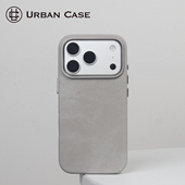 Urban Case超纤维肤感法兰绒布磁吸适用于iPhone17promax手机壳苹果17pro保护套16promax情侣简约款 磨砂清新