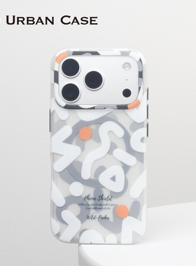 URBAN CASE 潮流涂鸦磁吸软边适用于iPhone17promax手机壳苹果16pro保护壳情侣个性创意防摔防撞防手汗耐磨