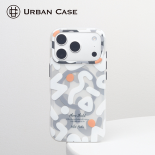 创意防摔防撞防手汗耐磨 潮流涂鸦磁吸软边适用于iPhone17promax手机壳苹果16pro保护壳情侣个性 URBAN CASE