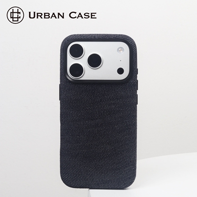 URBAN CASE 冈山手工牛仔布料磁吸自带拍摄按键适用于iPhone17promax手机壳苹果17pro保护套防指纹防手汗情侣