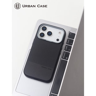 无拍摄按键 龙鳞双拼拍摄按键全包拉平壳适用于iPhone17promax手机壳专用苹果16pro保护套商务个性 Urban Case