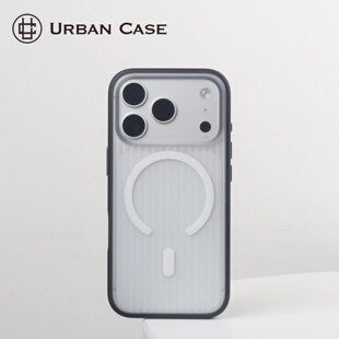 URBAN 简约撞色磨砂瓦楞全包磁吸适用于iPhone17promax手机壳苹果17pro保护套防指纹高级小众潮流防摔 CASE