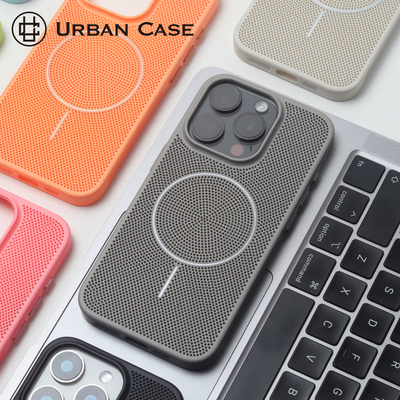 Urban Case 夏日多巴胺风磁吸散热网壳适用于iPhone17promax手机壳苹果16pro保护套轻薄情侣配色个性创意