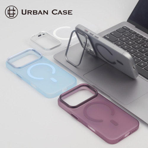 URBAN CASE 极光系列镜头支架磁吸适用于iPhone18promax手机壳苹果17pro微磨砂肤感保护壳简约