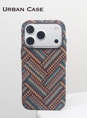 URBAN CASE 适用于苹果17promax手机壳磁吸轻薄iPhone17pro保护套16promax肤感硬壳波西米亚民族风情侣款新款