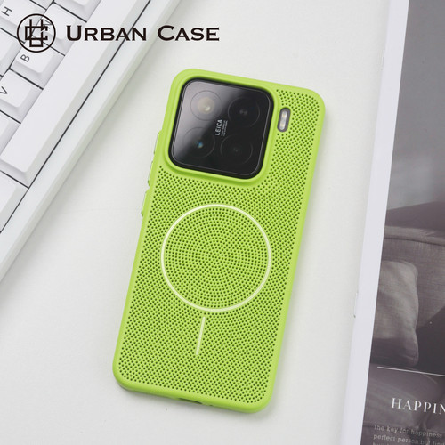 Urban Case 适用于小米15pro磁吸手机壳小米14/13全包保护套夏日多巴胺网壳情侣散热防手汗耐脏小清新壳