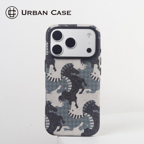 URBAN CASE 牧马老钱风帆布磁吸适用于iPhone18promax手机壳苹果18pro保护套防指纹抗手汗轻奢质感马年新款