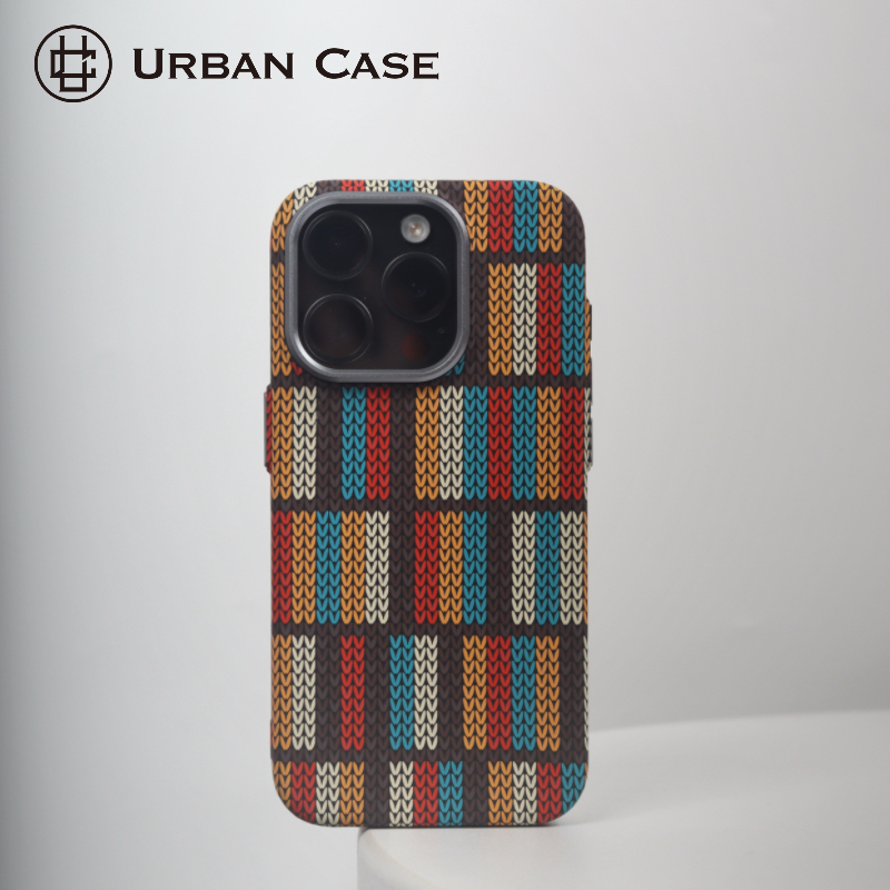 Urban Case 蒙德里安系列限定水贴PC硬磁吸适用于iPhone16promax手机壳苹果15pro抽象个性保护套磨砂创意