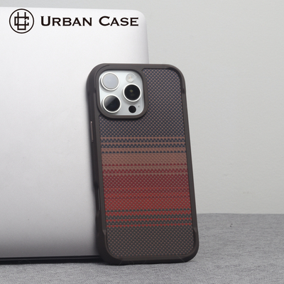 Urban Case 盔甲凯夫拉全包磁吸适用于iPhone17promax手机壳苹果16pro碳纤维军工级防摔防撞保护套商务男新款