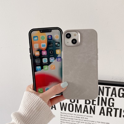 Urban Case法兰绒皮革电容Ai按键磁吸适用于iPhone17promax手机壳苹果16pro布料保护套防手汗防油防指纹耐脏