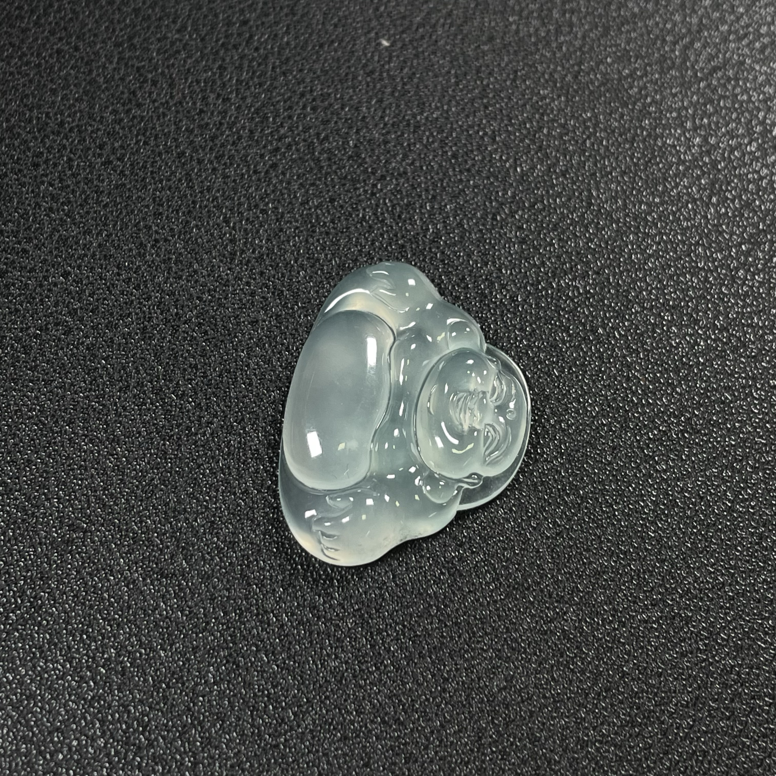 A货冰种佛公吊坠挂件男女款玉石挂件 天然缅甸翡翠老坑种起胶玉佛