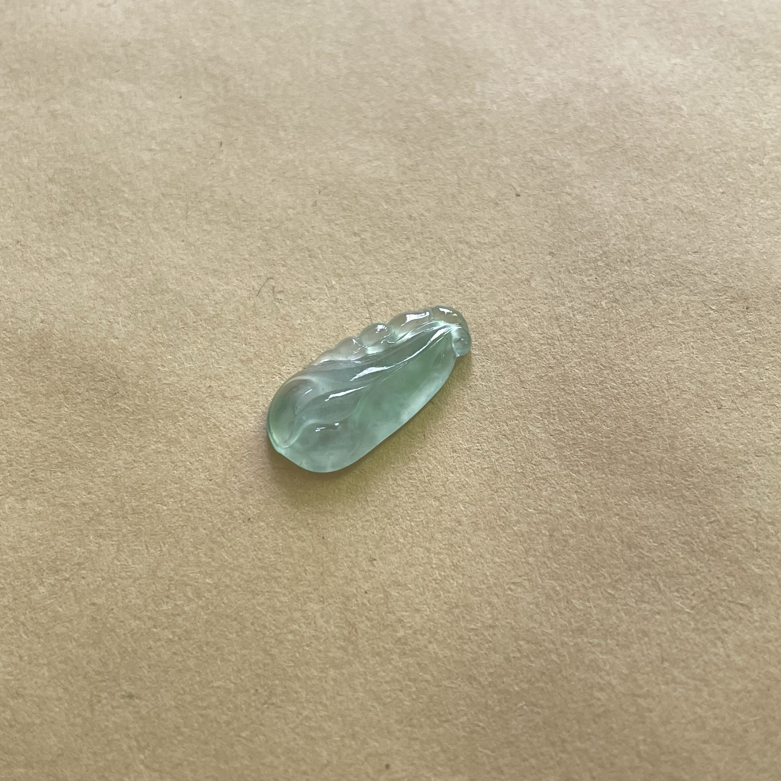 天然缅甸翡翠老坑冰种木那料晴水绿兰花吊坠翡翠兰花玉吊坠