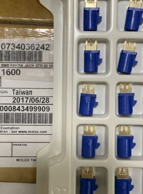 73403-6242 0734036242 Molex连接器热卖 SMB FAKRA JACK汽车射频