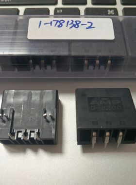 1-178138-2 AMP连接器D-3200 3Pin 5.08mm 弯式接插件 深圳仓储