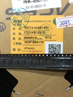 50214-00401-001 ACES 宏致连接器4Pin  刺破式连接器 深圳仓储