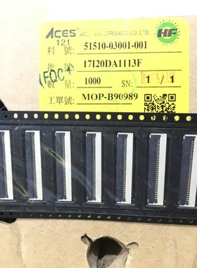 51510-03001-001 ACES 宏致连接器 30Pin 刺破式连接器 深圳仓储