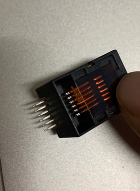 Molex CPB连接器0855025011 85502-5011 RJ11网口插座双6Pin现货